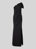 SISTAGLAM Abendkleid mit One-Shoulder-Träger Modell 'MILLIE' Black