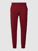 CHAMPION Spodnie dresowe o kroju regular fit z elastycznym pasem Ciemnoczerwony