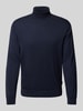 Armedangels Gebreide pullover met coltrui, model 'GAARDO' Donkerblauw