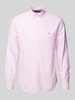 Tommy Hilfiger Regular Fit Freizeithemd mit Button-Down-Kragen Modell 'HERITAGE' Pink