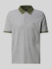 Fynch-Hatton Poloshirt met labelstitching Olijfgroen