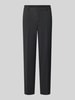 Lindbergh straight fit stoffen broek met viscose, Antraciet gemêleerd