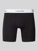 Calvin Klein Underwear Regular Fit Trunks aus Baumwoll-Mix im 3er-Pack Black