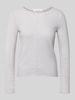 Christian Berg Woman Regular Fit Strickpullover aus reinem Kaschmir Mittelgrau Melange
