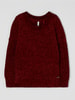 Pepe Jeans Pullover aus Chenille Modell 'Xamira' Rot