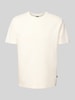 JOOP! Collection T-Shirt mit Rundhalsausschnitt und Stitching Offwhite
