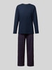 Emporio Armani Pyjama mit Logo-Stitching Marine
