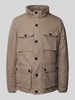 s.Oliver RED LABEL Regular Fit Jacke mit aufgesetzten Taschen im Utility-Stil Sand