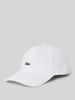 Lacoste Baseballpet met logopatch, model 'CAPS AND HATS' Wit