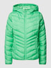 Tom Tailor Denim Gewatteerd jack met capuchon Lichtgroen