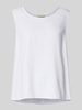 FREE/QUENT Loose Fit Tanktop aus Leinen-Viskose-Mix Modell 'Lava' Weiss