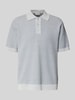 Drykorn Regular fit poloshirt met structuurmotief, model 'TAMIAN' Blauw