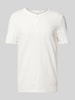s.Oliver RED LABEL Regular Fit T-Shirt aus reiner Baumwolle Weiss