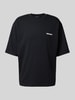 REVIEW T-Shirt mit Label-Detail Black