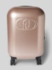 Liu Jo White Hardcase Trolley mit TSA-Schloss Rose Gold