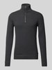 Jack & Jones Premium Gebreide pullover met opstaande kraag, model 'BLUCHRISTER' Antraciet