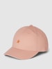 Barts Basecap aus Baumwolle mit Motiv-Stitching Modell 'Palmy' Hellrosa