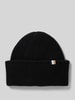 BOSS Beanie mit Label-Detail Modell 'Laura' Black