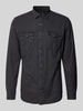 Jack & Jones Slim Fit Freizeithemd mit Kentkragen Modell 'ESHERIDAN' Black