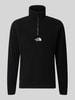 The North Face Sweter z polaru z wyhaftowanym logo Czarny