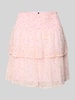 Vero Moda Ausgestellter Mini-Rock mit Allover-Muster Modell 'SMILLA' Hellrosa
