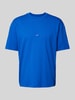 Hugo Blue T-Shirt mit Label-Patch Modell 'Neloy' Blau