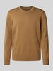 Armedangels Regular Fit Strickpullover aus reiner Baumwolle Modell 'LOUKAA' Camel