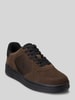 Polo Ralph Lauren Sneaker aus echtem Veloursleder Modell 'MASTERS' Dunkelbraun