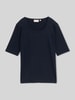 Tom Tailor t-shirt o kroju regular fit z mieszanka bawełny ' Granatowy