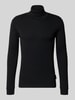 Marc O'Polo Regular Fit Langarmshirt aus reiner Baumwolle Black