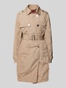 Frieda & Freddies Trenchcoat met tailleriem, model 'Nadina' Beige