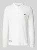 Lacoste Longsleeve mit Label-Detail Offwhite