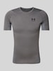 Under Armour T-Shirt mit Label-Print Anthrazit