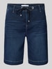 MAC Korte regular fit jeans met tunnelkoord, model 'Jogg`n Short' Donkerblauw