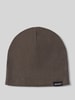 Carhartt Work In Progress Beanie mit Label-Patch Modell 'SCRIPTER' Mittelgrau