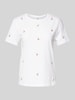 Only Regular Fit T-Shirt aus reiner Baumwolle Modell 'KETTY LIFE' Weiss