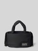 STUDIO BERLIN Handtasche mit Label-Badge Modell 'MITTE' Black