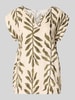 ZABAIONE Regular Fit T-Shirt aus Viskose-Mix Modell 'Connie' Sand