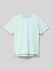 Tom Tailor T-shirt met motiefprint Lichtturquoise