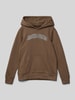 Jack & Jones Loose Fit Hoodie mit Känguru-Tasche Modell 'CALEB' Hellbraun