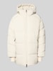 WITHBLACK Puffer Jacket mit Zweiwege-Reißverschluss Offwhite