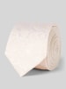 MONTI Stropdas van pure zijde (6 cm) Ecru
