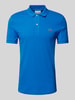 Lacoste Slim Fit Poloshirt mit Label-Patch Modell 'PIQUE' Royal