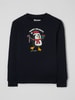 Jack & Jones Sweatshirt mit Print Modell 'Jortoon'  Marineblau