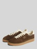 Tommy Jeans Sneakers van echt suède Donkerbruin