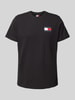 Tommy Jeans T-shirt z nadrukiem z logo Czarny