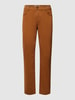 Brax Straight Fit Chino mit Label-Detail Modell 'Cadiz' Camel