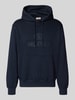 JACK & JONES Hoodie aus Baumwoll-Mix Modell 'FREDERIKS' Marine