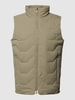 SELECTED HOMME Gilet met opstaande kraag, model 'KATSO' Rietgroen