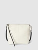 LIEBESKIND BERLIN Hobo Bag aus Leder mit Label-Detail Modell 'AISSA' Ecru